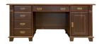 Kirjutuslaud Monaco M-380/5, 180x90xK78 cm, tumepruun 38