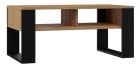 Diivanilaud Modern P2, 90x58xK50 cm, artisan tamm +must