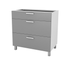 Köögi põrandakapp Nataly, NAT SZ60 3SZ, 60x50xK83 cm