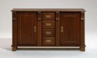 Kummut aluskapp Monaco MO-100, 134x43xK71 cm, 38 tumepruun