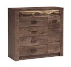 Kummut Indianapolis I-17, 108,5x42xK103,5 cm, tume tuhapuit