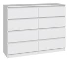 Kummut Malwa M8, 120x40xK97 cm, valge