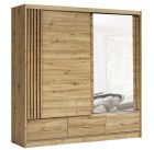 Lükandustega riidekapp Canada CA-1-200, 200x59xK215 cm, artisan