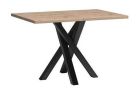 Pikendatav söögilaud Cali Maly, 120-160x80xK75 cm, artisan tamm + must