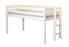 Poolkõrge lastevoodi 9974, 90x190 cm, otsaredeliga