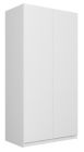 Riidekapp Malwa SD90, 90x50xK180 cm, valge