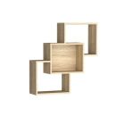 Seinariiul Dallas D-30, 77x18xK63,5 cm, sonoma tamm