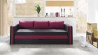 Diivanvoodi Sofa Euforia Duo, must Haiti 15/roosa Haiti 11