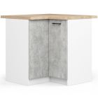 Köögi põrandanurgakapp Olivia S90-90, 90x90xK82 cm, betoon