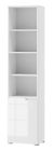 Kapp-riiul Selene 12, 50x35xK216 cm, valge