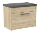 Jalatsikapp Parma mini, 60x35xK49 cm, sonoma tamm