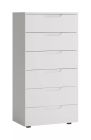 Kummut 6S Hilton HILK04, 60x40xK120 cm
