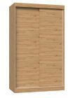 Lükandustega riidekapp IGA120B, 120x61xK200 cm, artisan tamm