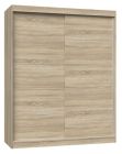 Lükandustega riidekapp IGA160C, 160x61xK200 cm, sonoma tamm