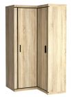 Nurgariidekapp Dallas D-21, 100x52xK192 cm, sonoma tamm