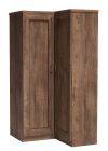 Nurgariidekapp Tadeusz T25, 110-95x44-57xK190 cm, Dab lefkas