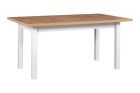 Pikendatav söögilaud Modena 2 XL, 160-240x92xK76 cm, valge + wotan tamm