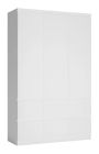 Riidekapp Boston 3D6S BOS S13, 136,4x58,5xK213 cm, valge