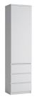 Riidekapp Fribo FRIS01, 50,1x40xK200 cm, Alpivalge