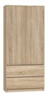 Riidekapp Malwa SS90, 90x50xK180 cm, sonoma