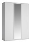 Riidekapp peegliga Fribo FRIS03, 155,3x58xK200 cm, Alpivalge