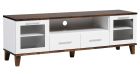 Tv alus Elina 14-3, 161x41xK53 cm, valge -tume pähkel