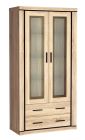 Vitriinkapp Dallas D-17, 97x45xK192 cm, sonoma tamm