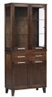 Vitriinkapp Eina 3242-1, 81x41xK186 cm tume pähkel