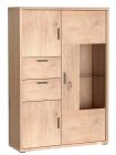 Vitriinkapp Grande G-9, 116x40,5xK168 cm, Cremona tamm