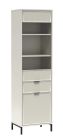 Vitriinkapp LinkaStyle LS-5, 54,5x40,6xK196 cm, kašmiir