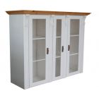 Vitriinkapp Monaco MO-103, 103x42xK182 cm, 38 tumepruun