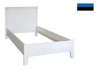 Voodi Monaco M-381/40, 90x200 cm, madal jaluts, mänd, kattev valge 99