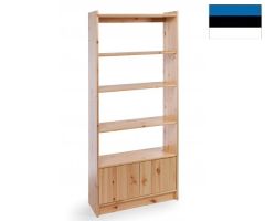 Riiul Alia-102, 80x30xK180 cm, mänd, naturaalne