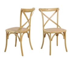 Söögitool Kenas 2tk, naturaalne