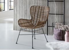 Söögitool Rattan, naturaalne