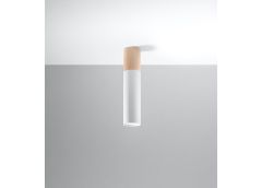 Laelamp Pablo 3P, valge/naturaalne