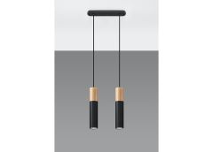 Laelamp Pablo 2, must/naturaalne