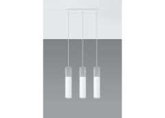 Laelamp Borgio, valge/hall