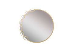 Peegel Glam Ø66 cm, kuldne