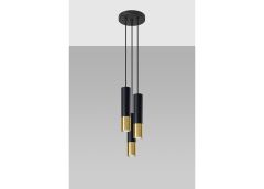 Laelamp Loopez 3P, must/kuld