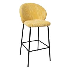 Baaritool ZIVA kollane velvet