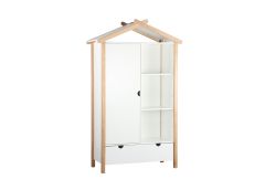 Lastetoa riidekapp, valge