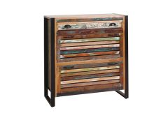 Jalatsikapp Fiume, mitmevärviline