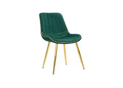 Söögitoolid Glam 2tk, roheline/kuld