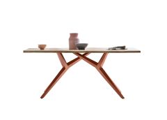 Söögilaud 200x100 cm, akaatsia/antiikpruun