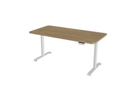 Elektriliselt kõrguses reguleeritav laud JUNIOR 160x80, R60 ümardatud nurgad