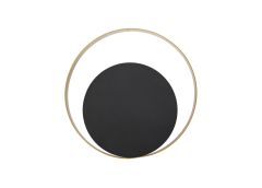 Seinalamp Glam, kuldne/must