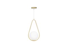Laelamp Drop, kuldne/valge