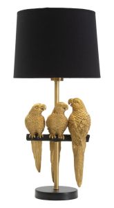 Laualamp Pappagalli 30x62.5 cm, must/kuldne