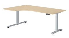 Elektriliselt kõrguses reguleeritav nurgalaud LIVO 180x120